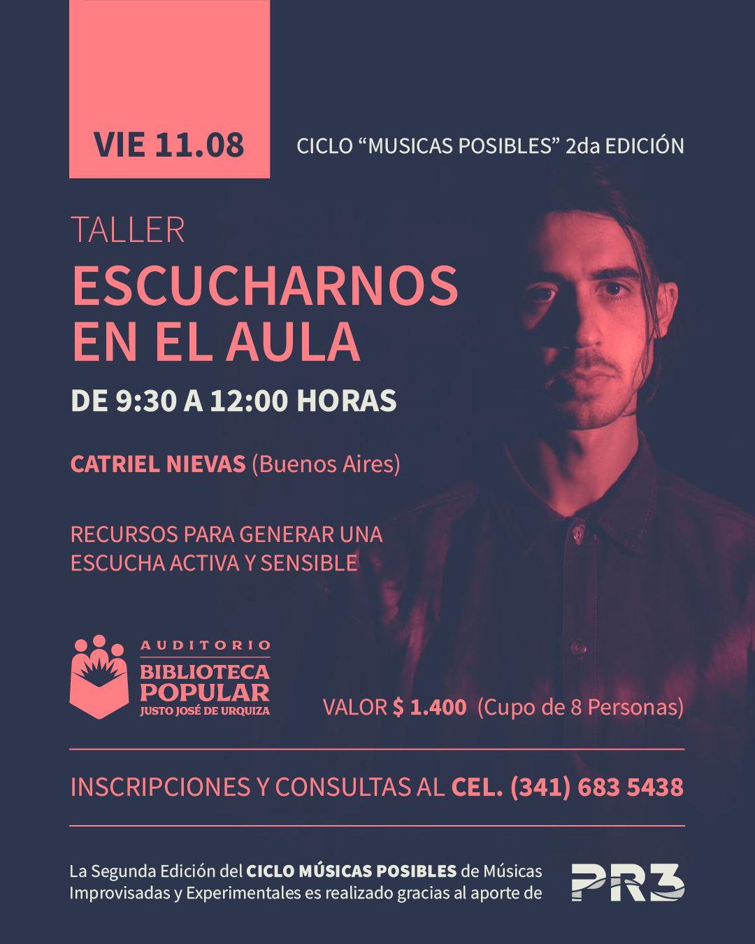 flyer musicas posibles taller